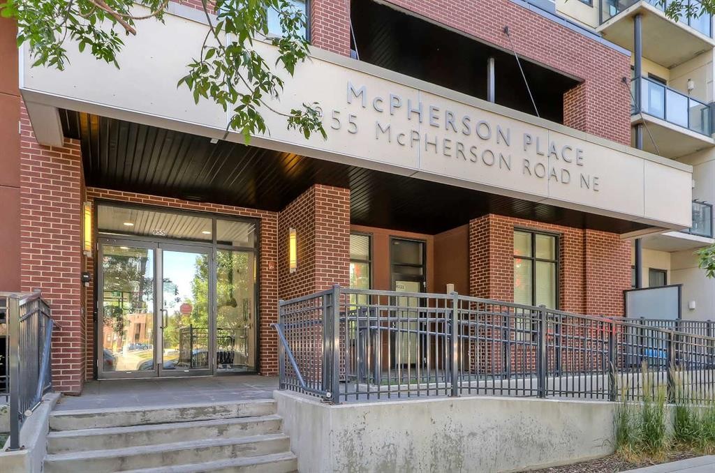 514-955 Mcpherson Road Ne, Calgary, AB - Outdoor With Balcony With Exterior