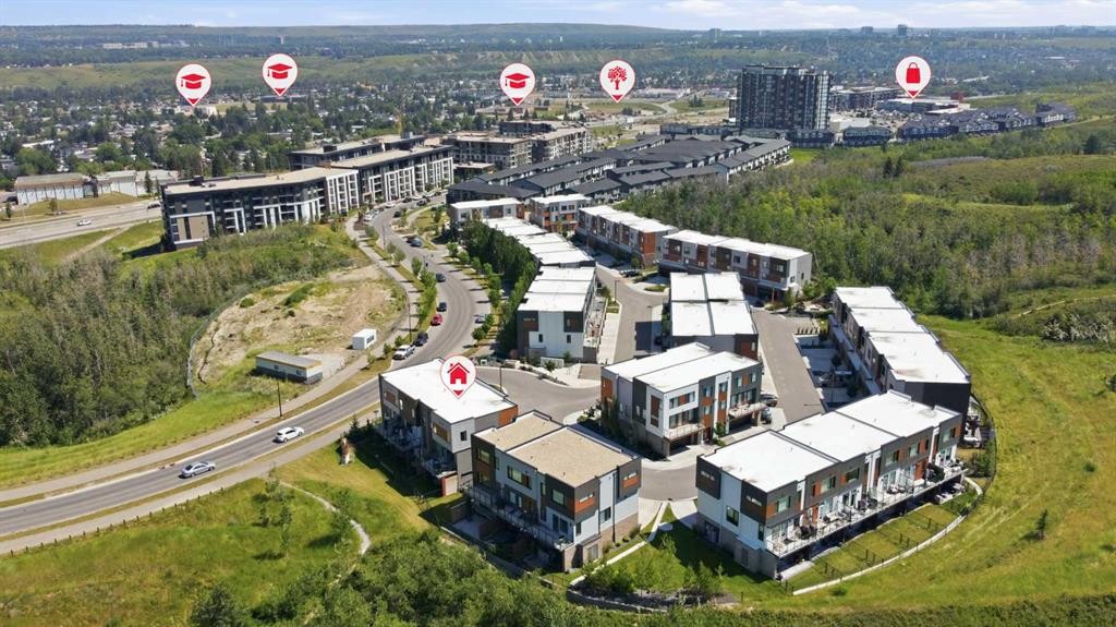 108 Na'A Heights Sw, Calgary, AB - Outdoor With View