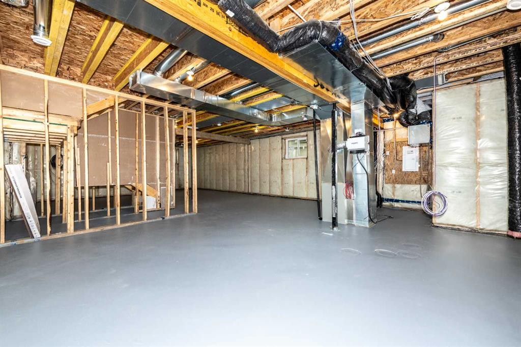 500 Rivercrest View, Cochrane, AB - Indoor Photo Showing Basement
