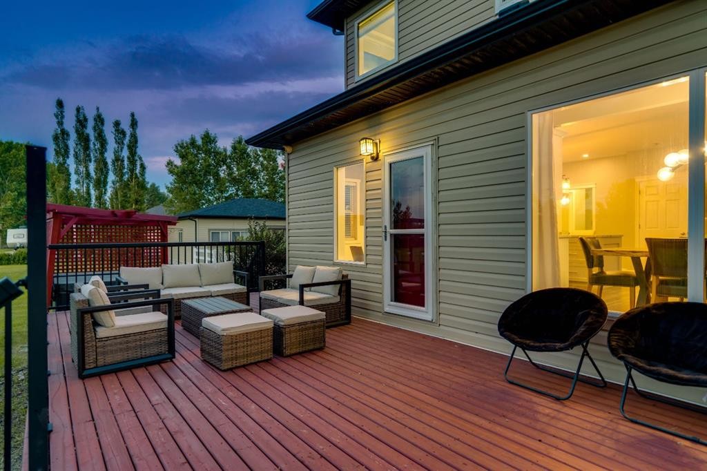 112 Pinto Lane Se, Airdrie, AB - Outdoor With Deck Patio Veranda With Exterior