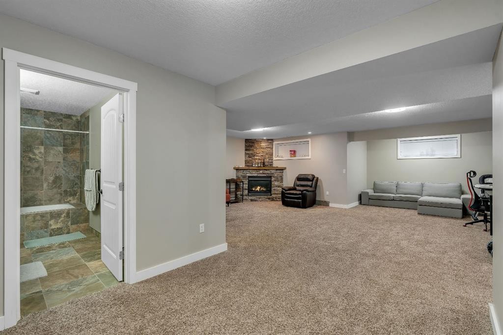 112 Pinto Lane Se, Airdrie, AB - Indoor Photo Showing Basement