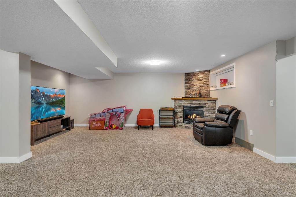 112 Pinto Lane Se, Airdrie, AB - Indoor Photo Showing Basement