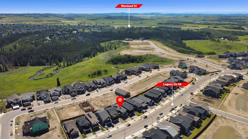 423 Legacy Circle Se, Calgary, AB - Outdoor With View