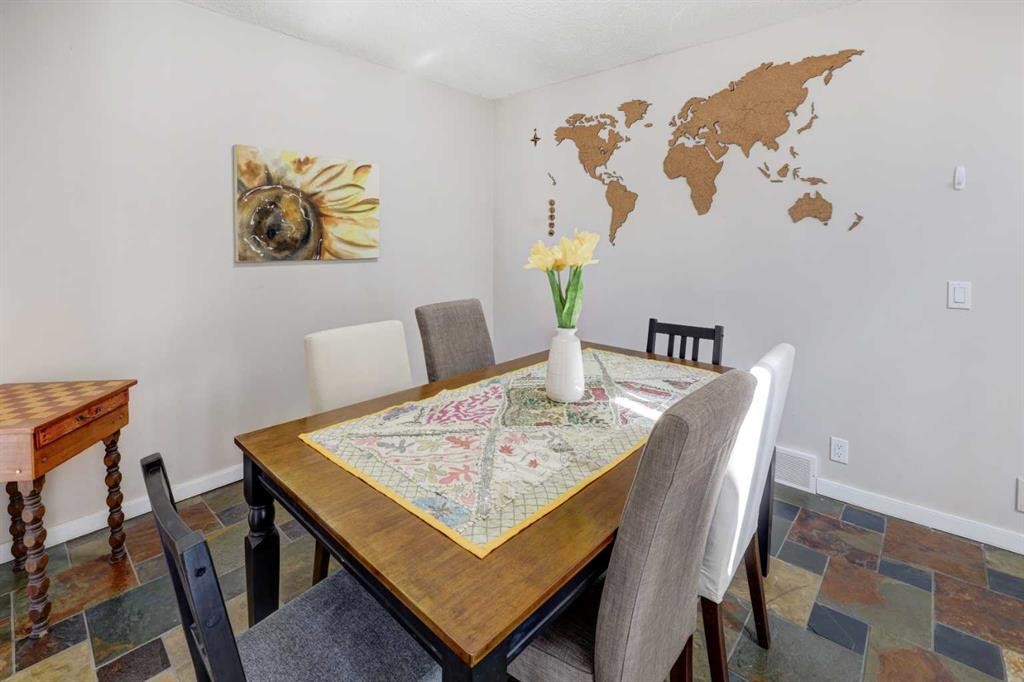 738 Queenston Terrace Se, Calgary, AB - Indoor Photo Showing Dining Room