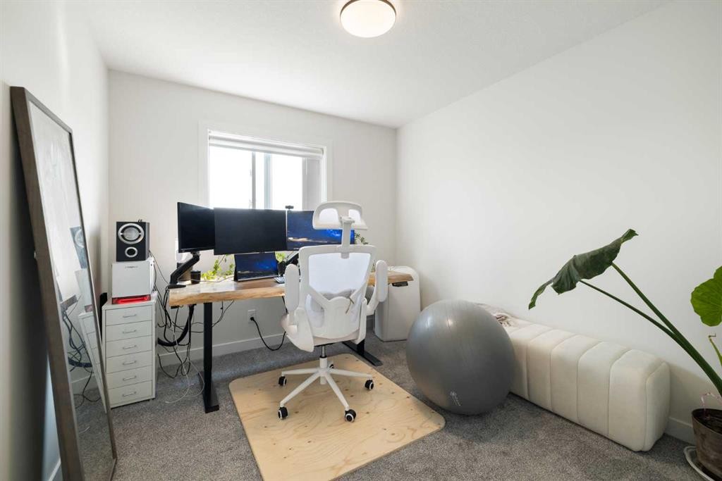 4 Mill Road, Cochrane, AB - Indoor Photo Showing Office