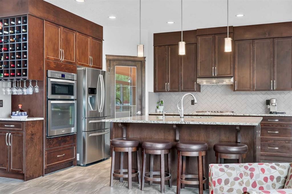 131 Cranarch Crescent Se, Calgary, AB - Indoor Photo Showing Kitchen With Stainless Steel Kitchen With Upgraded Kitchen