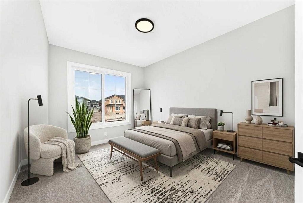186 Lanark Gate Se, Airdrie, AB - Indoor Photo Showing Bedroom