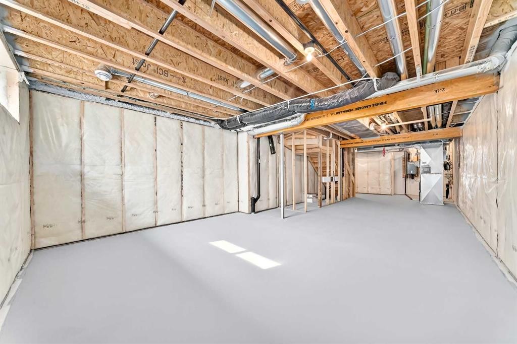 186 Lanark Gate Se, Airdrie, AB - Indoor Photo Showing Basement