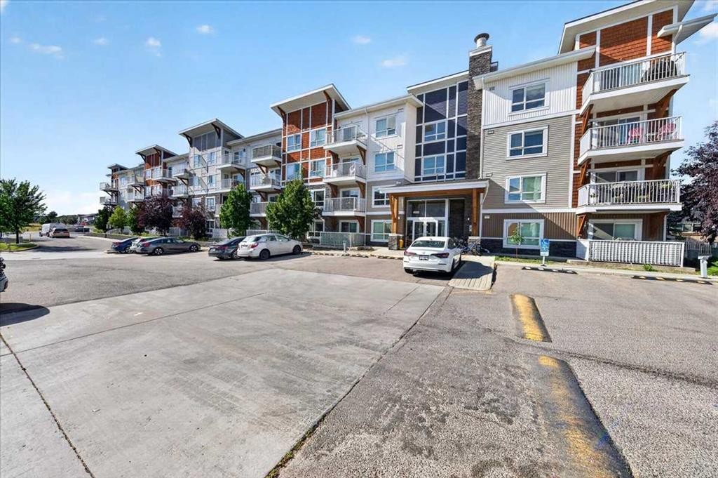 4203-302 Skyview Ranch Drive Ne, Calgary, AB - Outdoor With Balcony With Facade