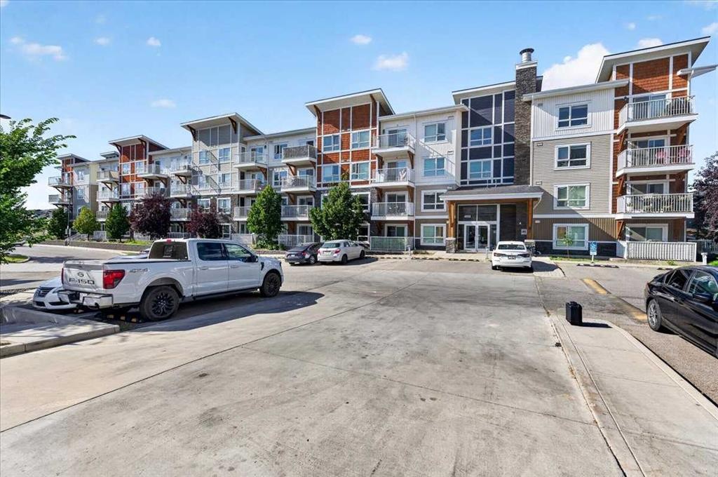 4203-302 Skyview Ranch Drive Ne, Calgary, AB - Outdoor With Balcony With Facade