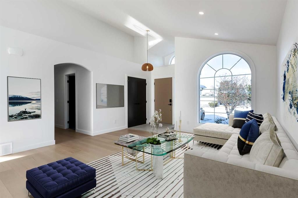 58 Edgevalley Close Nw, Calgary, AB - Indoor Photo Showing Living Room