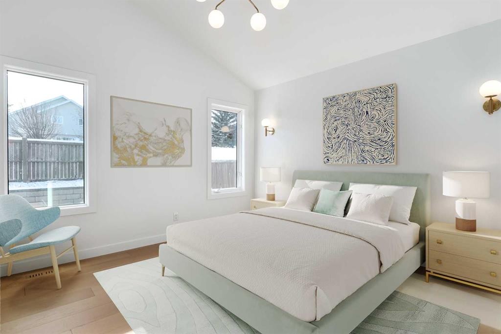 58 Edgevalley Close Nw, Calgary, AB - Indoor Photo Showing Bedroom