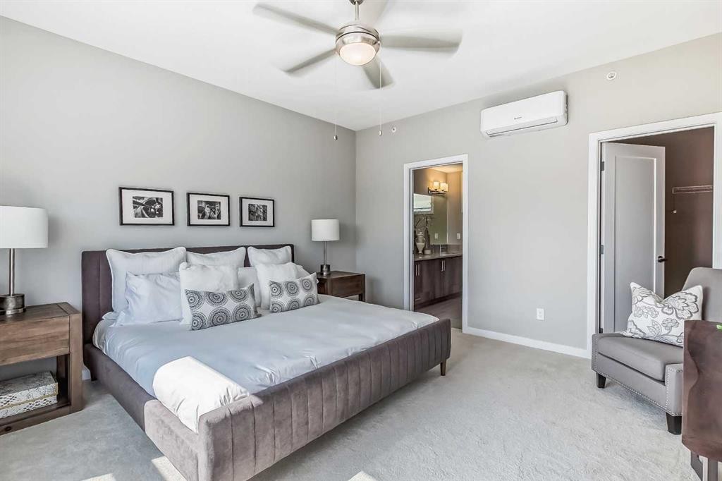 8539 8A Avenue Sw, Calgary, AB - Indoor Photo Showing Bedroom