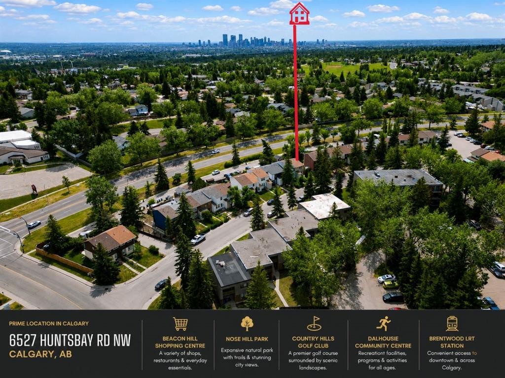 6527 Huntsbay Road Nw, Calgary, AB - Outdoor With View