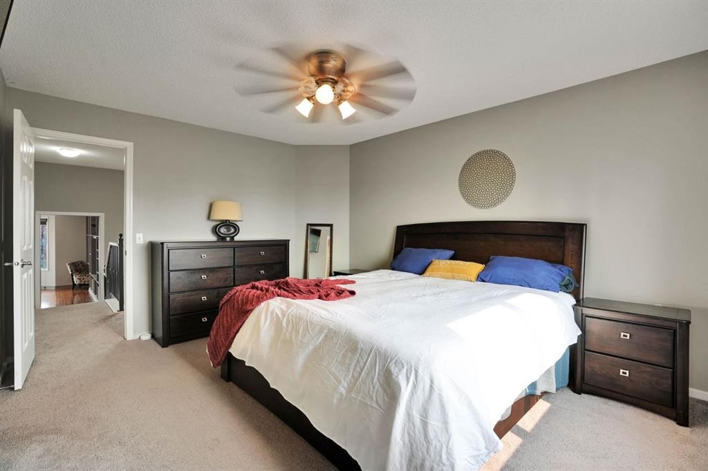418 Long Beach Landing, Chestermere, AB - Indoor Photo Showing Bedroom