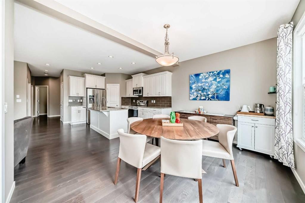 264 Auburn Bay Drive Se, Calgary, AB - Indoor Photo Showing Dining Room