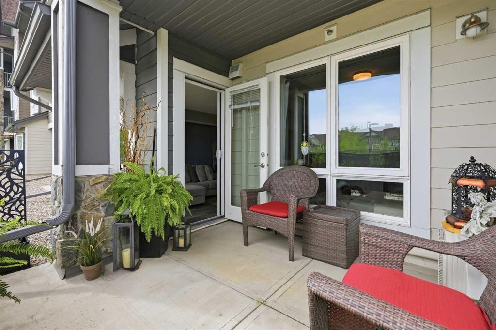 1106-175 Silverado Boulevard Sw, Calgary, AB - Outdoor With Deck Patio Veranda With Exterior