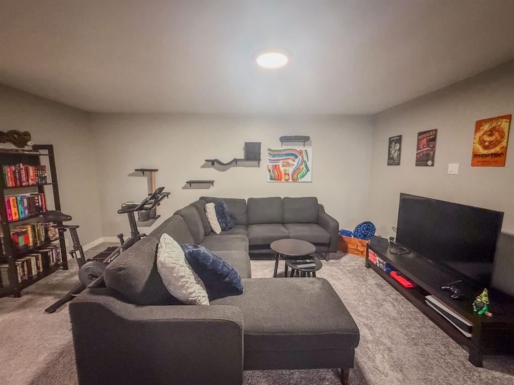 119 Fallswater Crescent Ne, Calgary, AB - Indoor Photo Showing Living Room