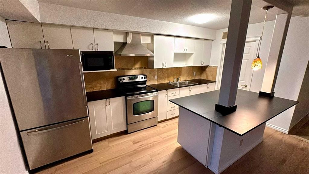 4-3726 Centre Street Ne, Calgary, AB - Indoor Photo Showing Kitchen With Double Sink