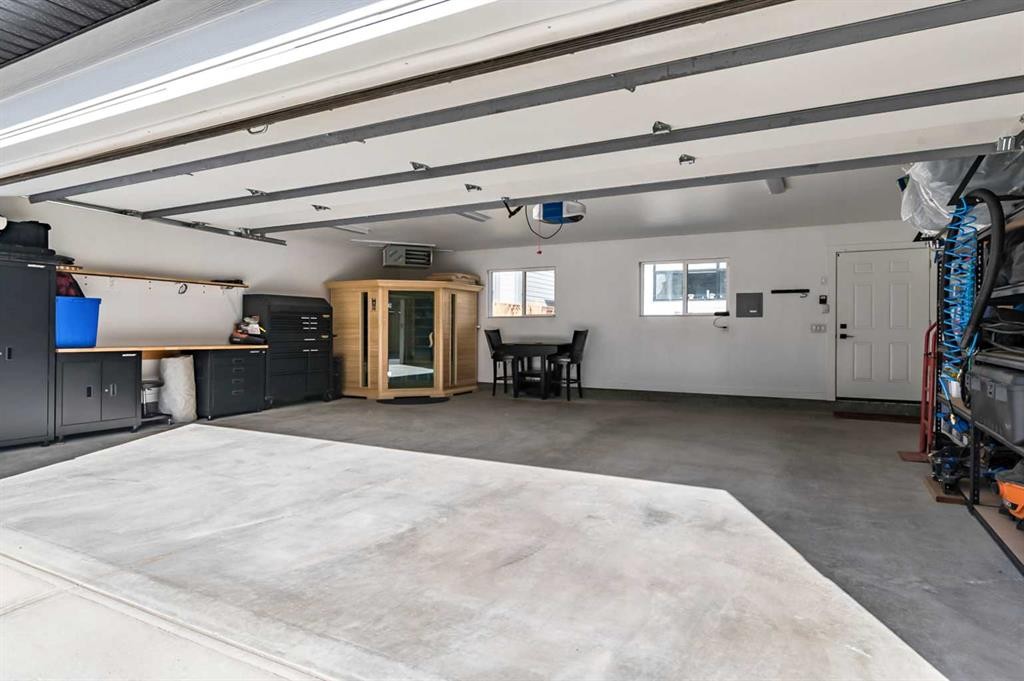 99 Masters Road Se, Calgary, AB - Indoor Photo Showing Garage