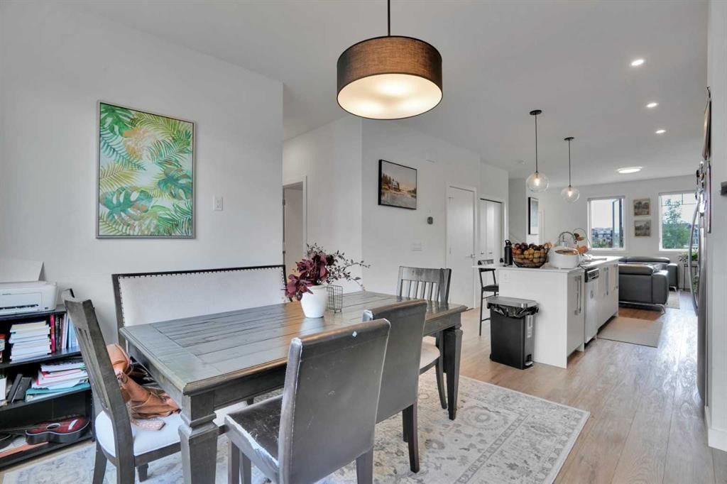 76 Amblefield Terrace Nw, Calgary, AB - Indoor Photo Showing Dining Room