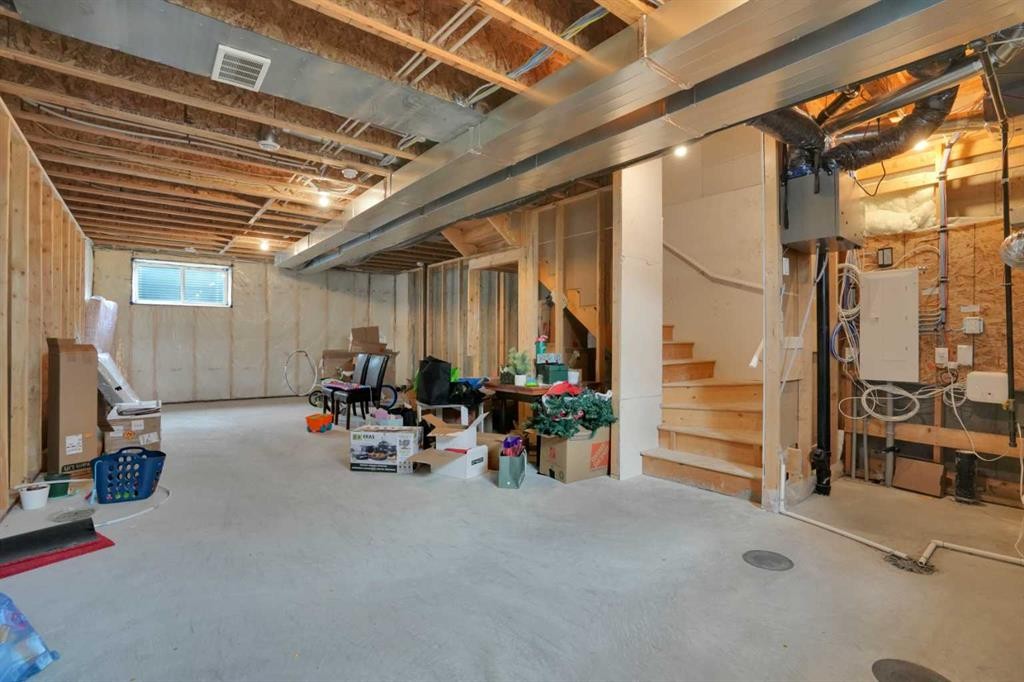 76 Amblefield Terrace Nw, Calgary, AB - Indoor Photo Showing Basement