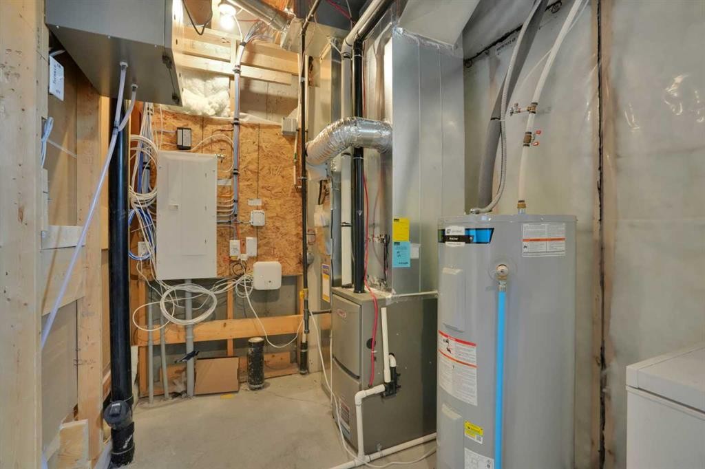 76 Amblefield Terrace Nw, Calgary, AB - Indoor Photo Showing Basement