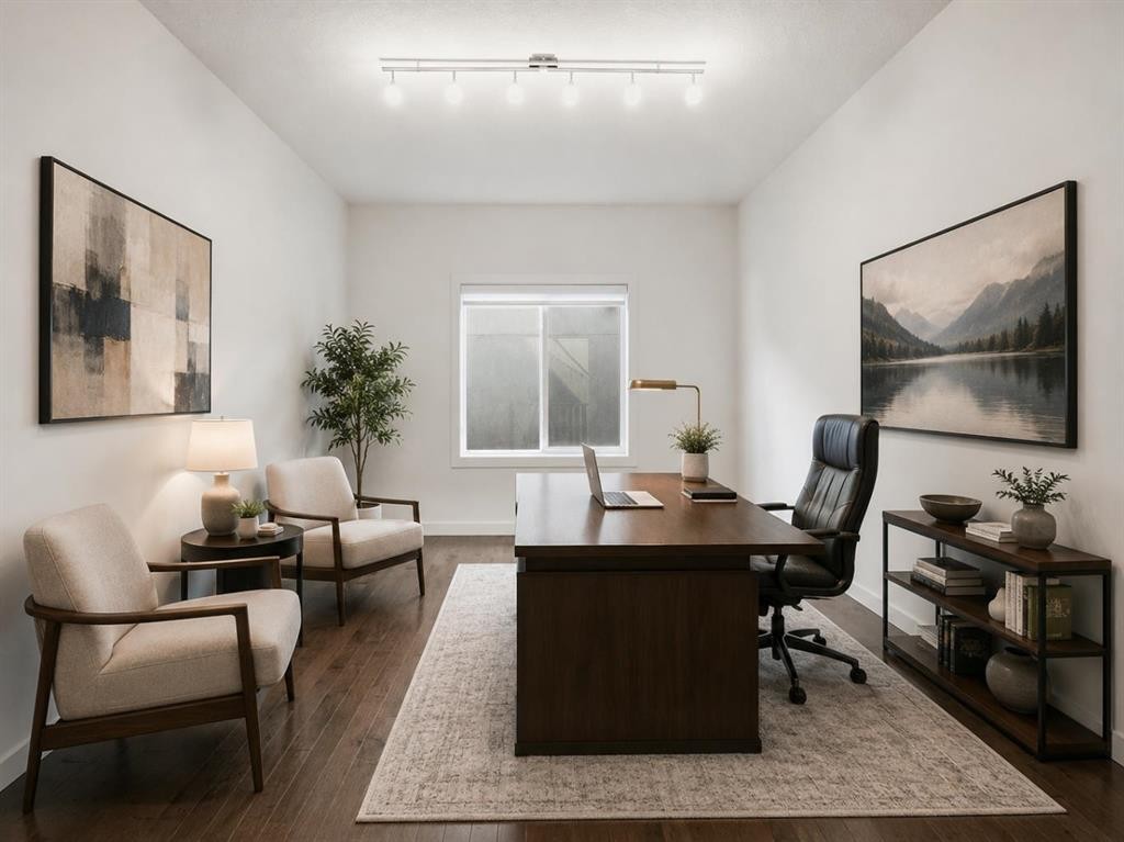 101 Evansborough Green Nw, Calgary, AB - Indoor Photo Showing Office