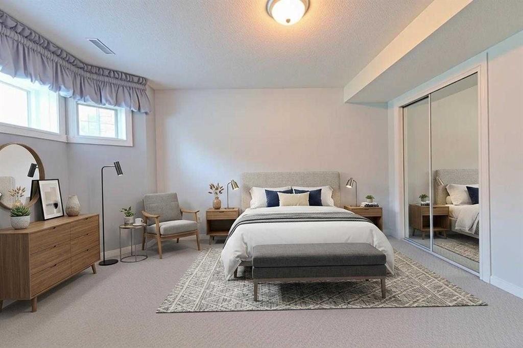 8 Prominence Path Sw, Calgary, AB - Indoor Photo Showing Bedroom