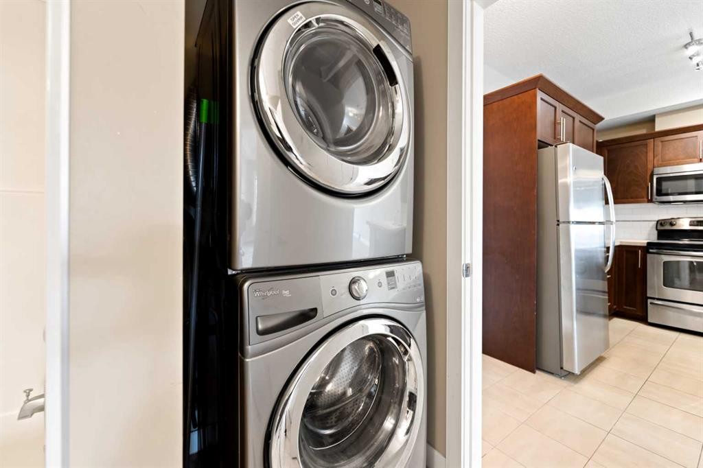 205-20 Royal Oak Plaza Nw, Calgary, AB - Indoor Photo Showing Laundry Room