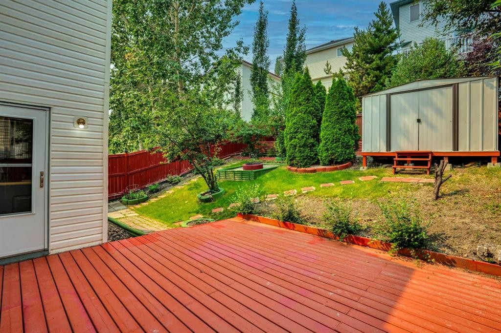 332 Harvest Hills Drive Ne, Calgary, AB - Outdoor With Deck Patio Veranda