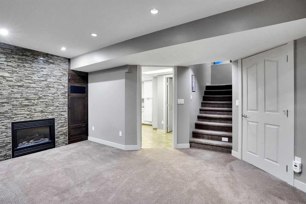 101 Royal Oak Crescent Nw, Calgary, AB - Indoor With Fireplace