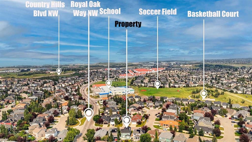 101 Royal Oak Crescent Nw, Calgary, AB - Outdoor With View