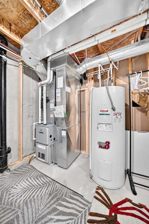 535 Windstone Common Sw, Airdrie, AB - Indoor Photo Showing Basement