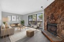 723 55 Avenue Sw, Calgary, AB  - Indoor Photo Showing Living Room With Fireplace 