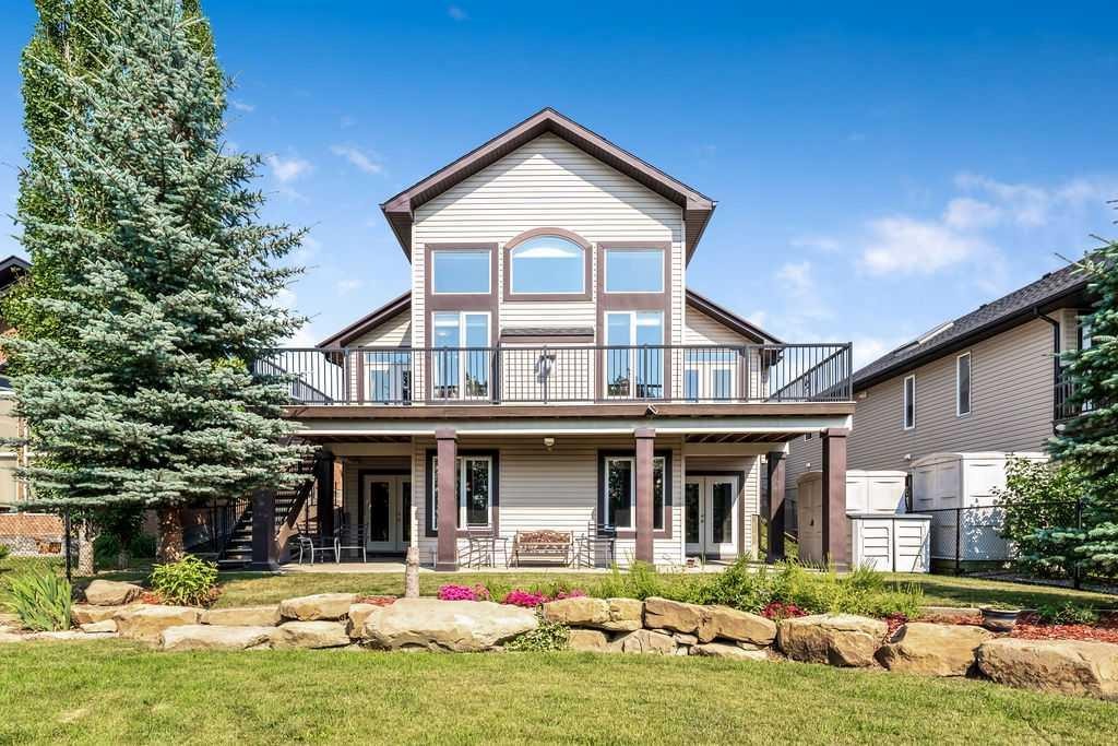 259 Willow Ridge Manor, Diamond Valley, AB - Outdoor With Deck Patio Veranda With Facade