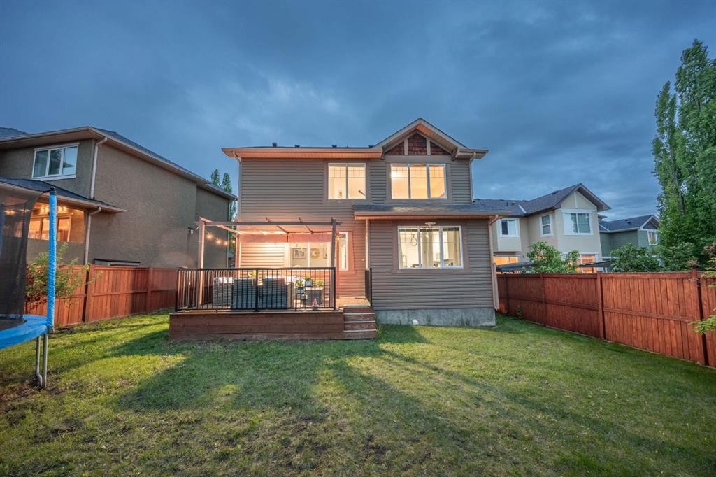 575 Evergreen Circle Sw, Calgary, AB - Outdoor With Deck Patio Veranda