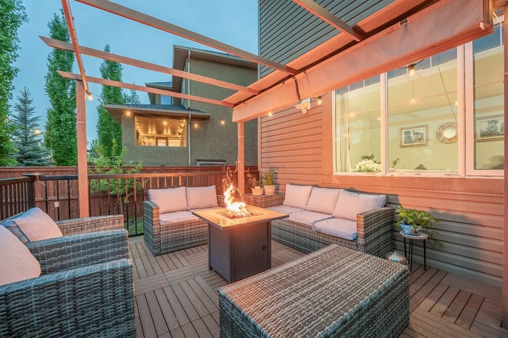 575 Evergreen Circle Sw, Calgary, AB - Outdoor With Deck Patio Veranda With Exterior