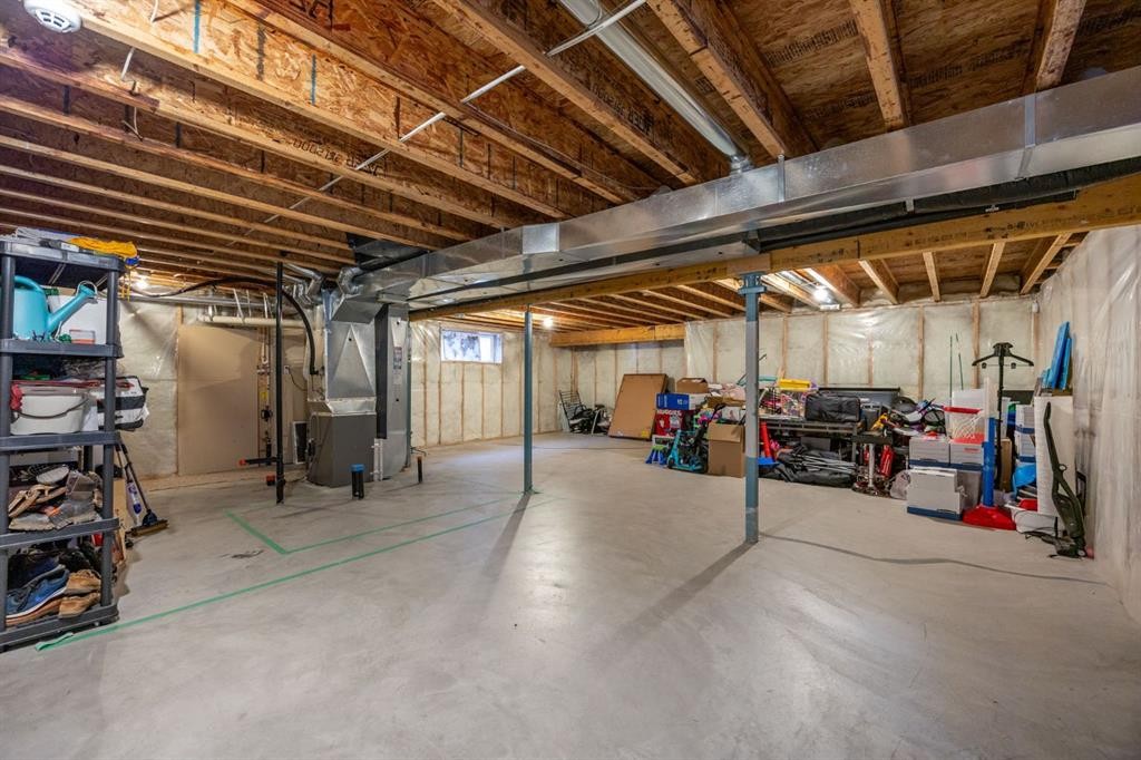575 Evergreen Circle Sw, Calgary, AB - Indoor Photo Showing Basement