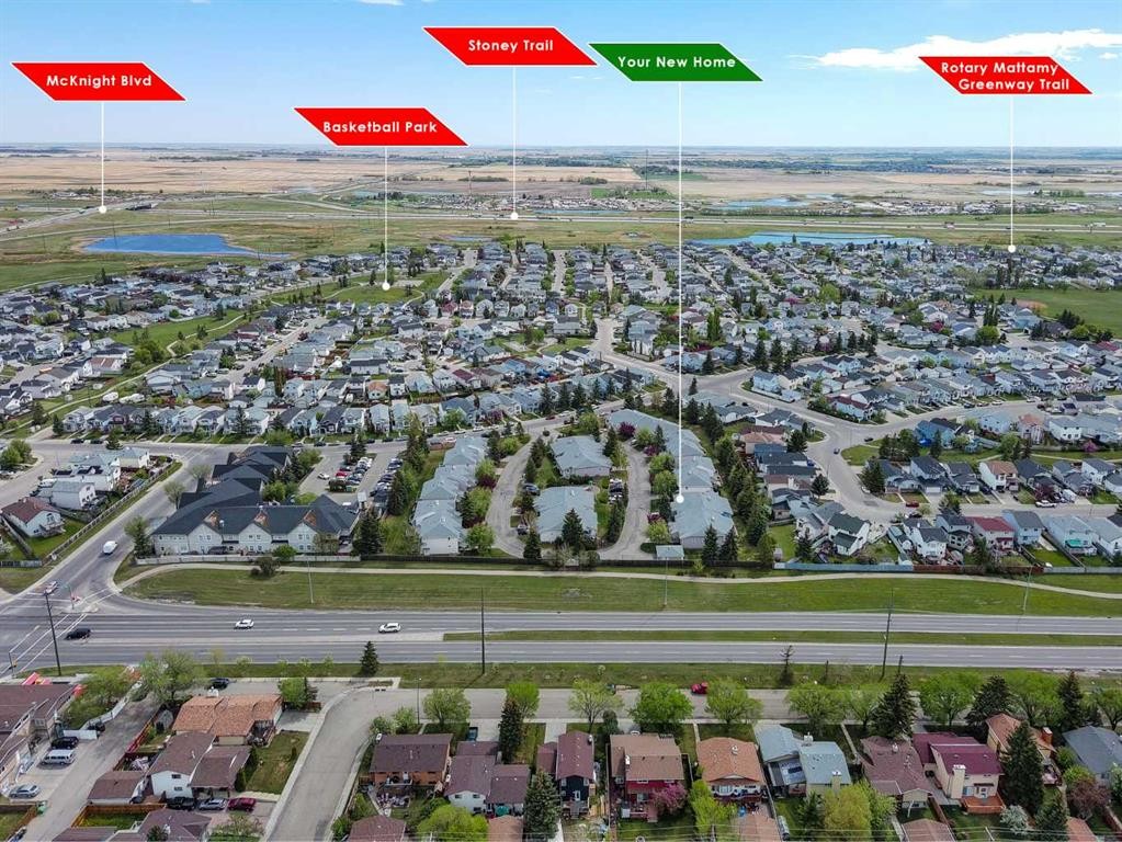 68 Catalina Circle Ne, Calgary, AB - Outdoor With View