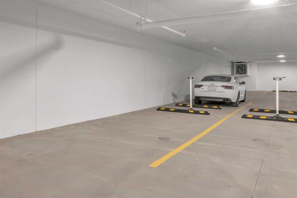 516-8230 Broadcast Avenue Sw, Calgary, AB - Indoor Photo Showing Garage