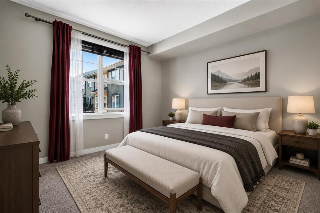 235 Mckenzie Towne Link Se, Calgary, AB - Indoor Photo Showing Bedroom