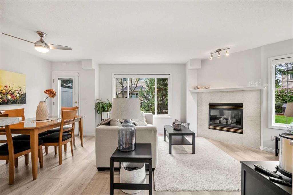 40 Chaparral Ridge Terrace Se, Calgary, AB - Indoor With Fireplace