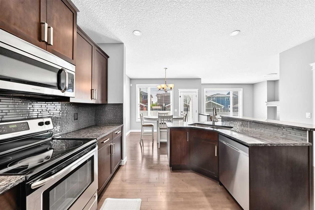 29 Redstone Manor, Calgary, AB - Indoor Photo Showing Kitchen With Upgraded Kitchen