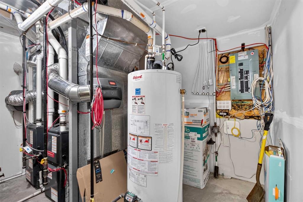 45 Saddlestone Drive Ne, Calgary, AB - Indoor Photo Showing Basement