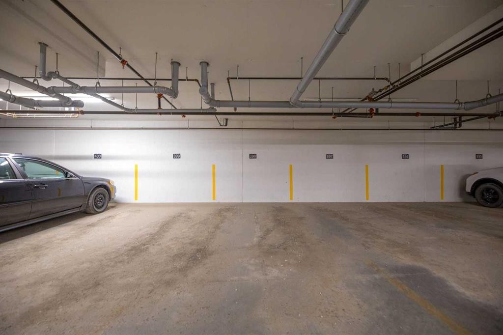 3104-3727 Sage Hill Drive Nw, Calgary, AB - Indoor Photo Showing Garage