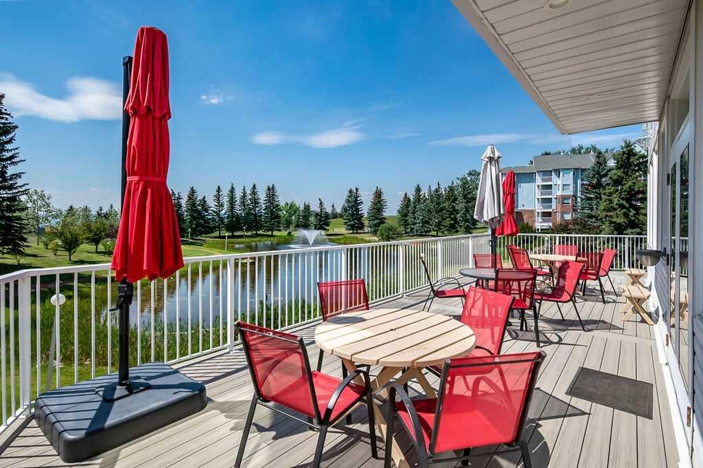 1103-1103 Hawksbrow Point Nw, Calgary, AB - Outdoor With Deck Patio Veranda With Exterior
