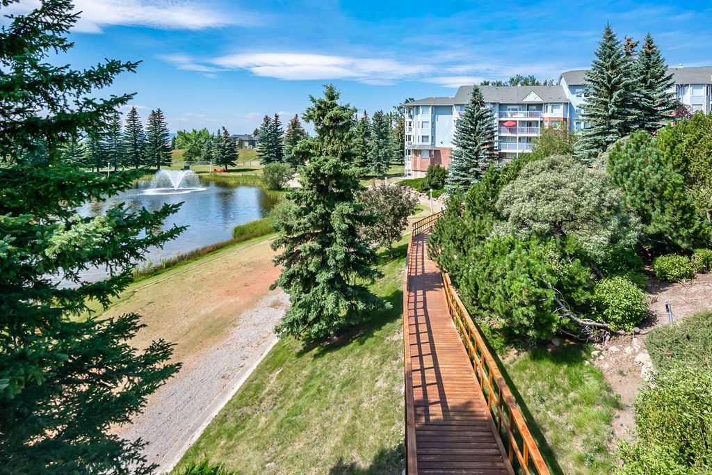 1103-1103 Hawksbrow Point Nw, Calgary, AB - Outdoor With Body Of Water With View