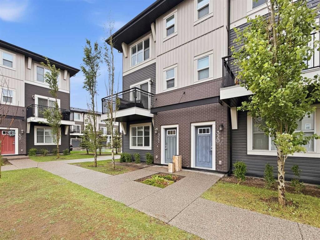 322-72 Cornerstone Manor Ne, Calgary, AB - Outdoor With Balcony With Facade