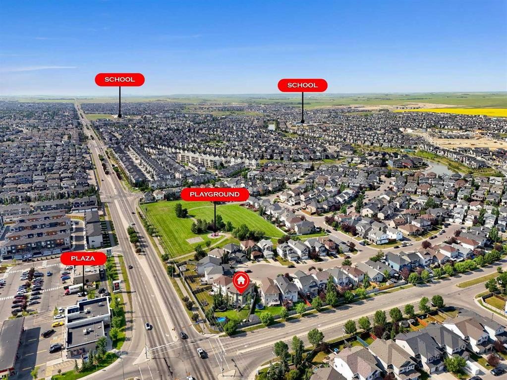134 Channelside Cove Sw, Airdrie, AB - Outdoor With View